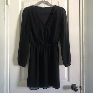 Express Sheer Black Dress